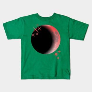 Red Moon T-shirt Kids T-Shirt